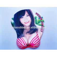 gel japanese girl sexy breast mouse pad